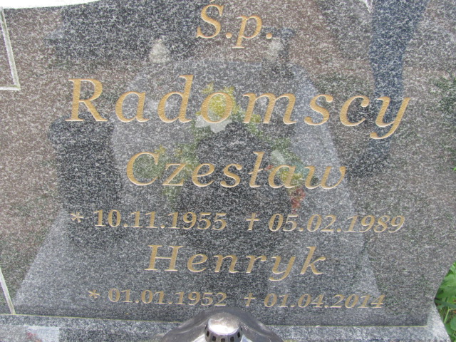 Henryk Radomski 1952 Wysin - Grobonet - Wyszukiwarka osób pochowanych
