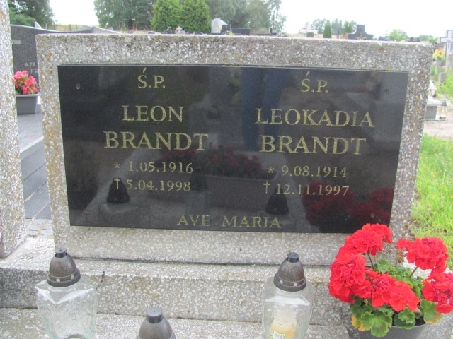 Leon Brandt 1916 Wysin - Grobonet - Wyszukiwarka osób pochowanych