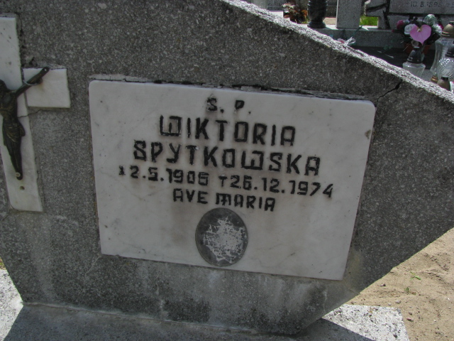 Wiktoria Spytkowska 1906 Wysin - Grobonet - Wyszukiwarka osób pochowanych