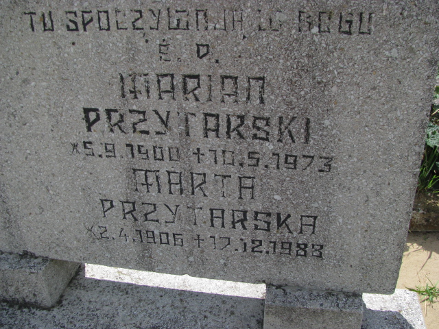 Marta Przytarska 1906 Wysin - Grobonet - Wyszukiwarka osób pochowanych