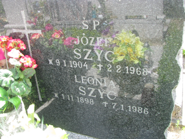 Leonia Szyc 1898 Wysin - Grobonet - Wyszukiwarka osób pochowanych