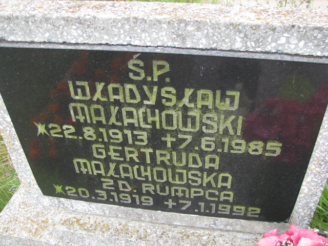 Gertruda Małachowska 1919 Wysin - Grobonet - Wyszukiwarka osób pochowanych