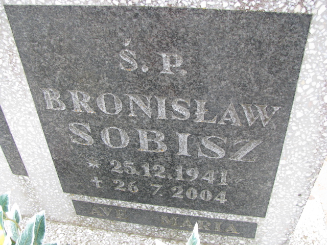 Bronisław Sobisz 1941 Wysin - Grobonet - Wyszukiwarka osób pochowanych
