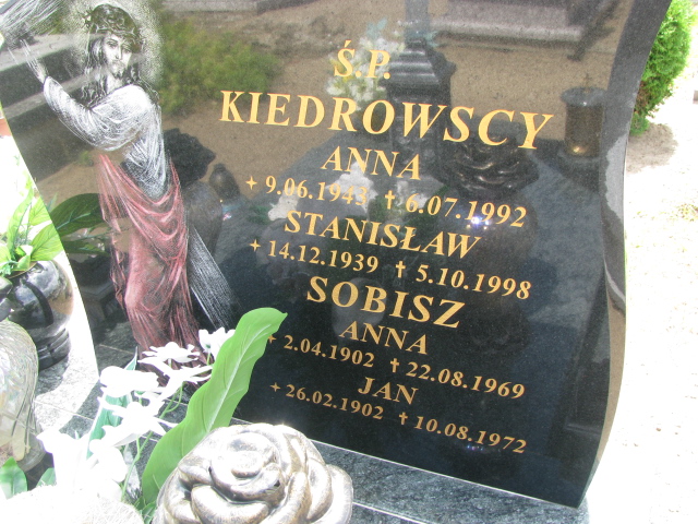 Anna Sobisz 1902 Wysin - Grobonet - Wyszukiwarka osób pochowanych