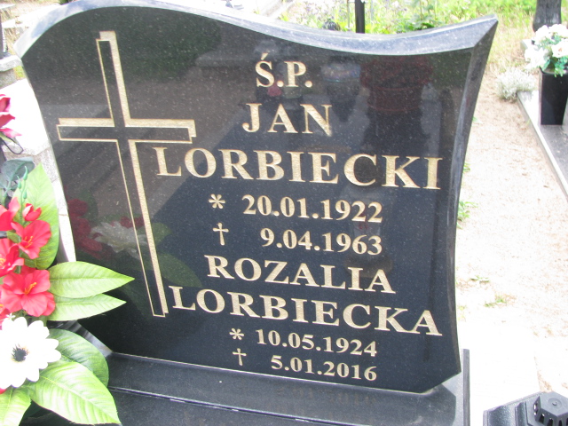 Rozalia Lorbiecka 1924 Wysin - Grobonet - Wyszukiwarka osób pochowanych